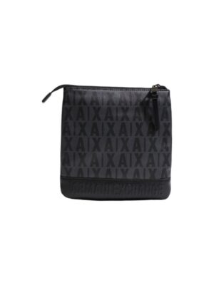 Armani Exchange Black Polyethylene Messenger Bag