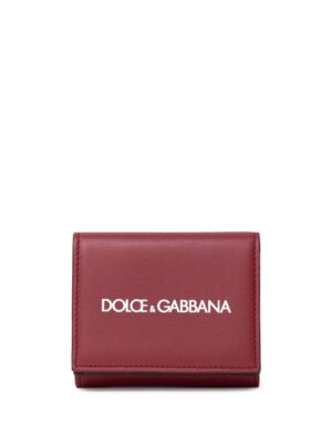 Dolce & Gabbana Red Calfskin Wallet