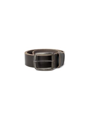 Jack Jones Brown Leather Belt