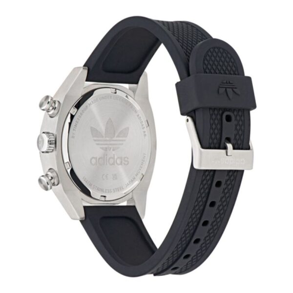 Adidas Black Silicone Watch - Image 2