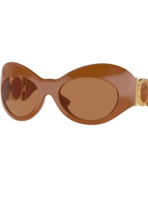 Versace Brown Acetate Sunglasses