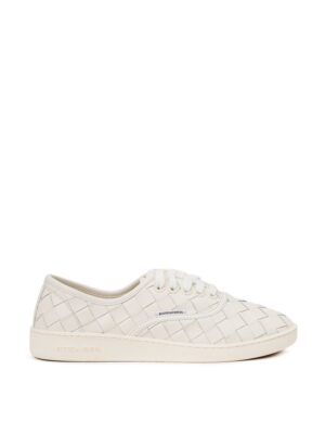 Bottega Veneta White Leather Sneaker