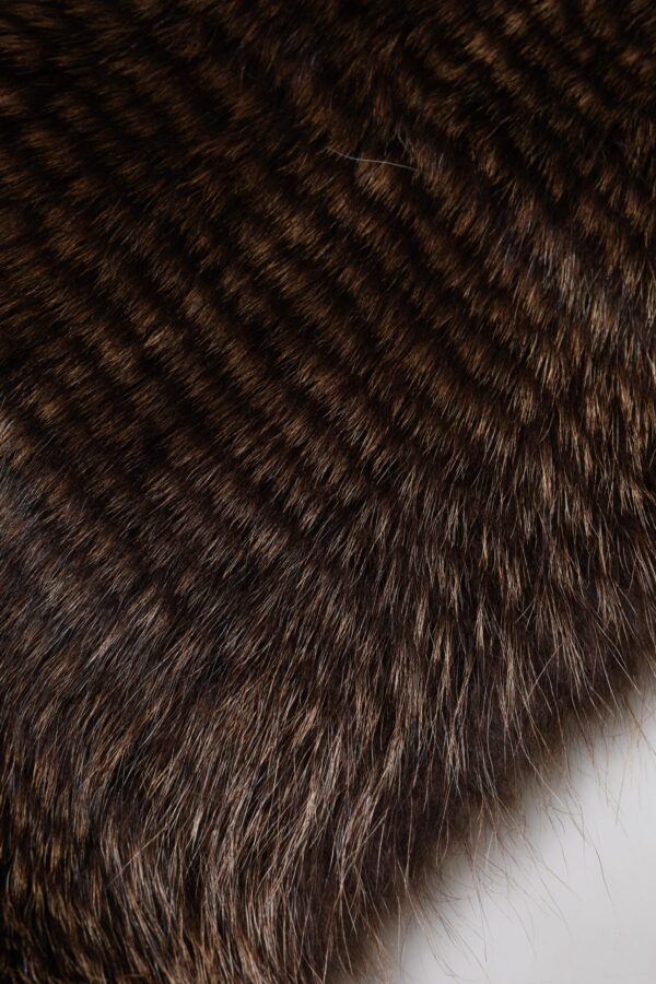 Dolce & Gabbana Brown Raccoon Fur Neck Warmer Winter Scarf - Image 6