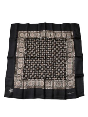 Dolce & Gabbana Multicolor Cactus Square Handkerchief Scarf