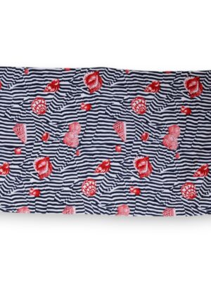 Dolce & Gabbana Multicolor Stripes Seashells Beach Towel
