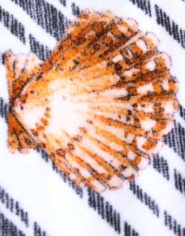 Dolce & Gabbana Multicolor Stripes Seashells Beach Towel - Image 4