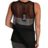 Dolce & Gabbana Elegant Sleeveless Black Mesh Top - Image 2