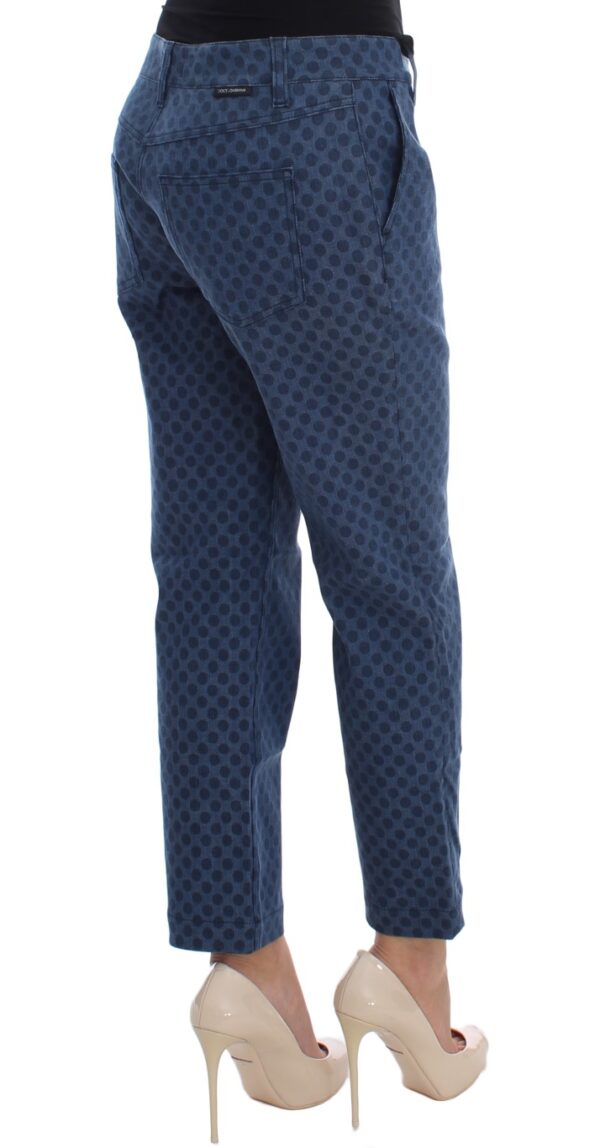 Dolce & Gabbana Polka Dotted Capri Stretch Jeans - Image 4