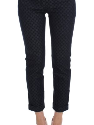 Dolce & Gabbana Chic Polka Dotted Capris Jeans