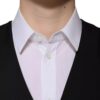Dolce & Gabbana Black Wool Formal Dress Men Waistcoat Vest - Image 5