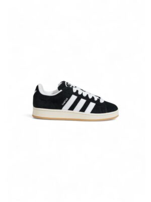 Adidas Black Suede Leather Sneaker