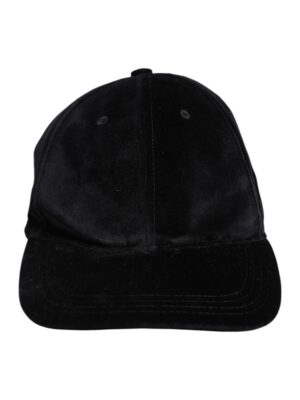 Dolce & Gabbana Black Cotton 6 Panels Baseball Cap