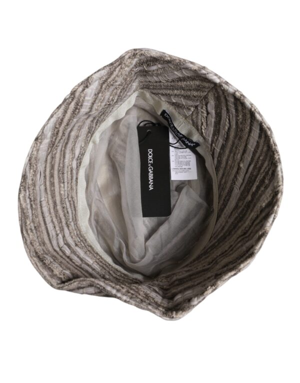 Dolce & Gabbana Multicolor Stripes Cotton Bucket Cap - Image 5
