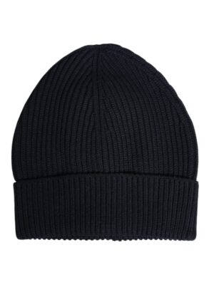 Dolce & Gabbana Black Cashmere Knitted Winter Beanie Hat