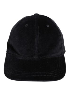 Dolce & Gabbana Black Cotton 6 Panels Baseball Cap
