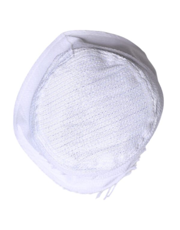Dolce & Gabbana White Polyester Wide Brim Bucket Hat - Image 4