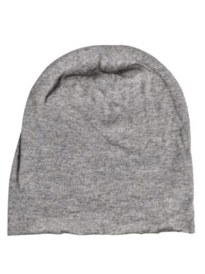 Dolce & Gabbana Gray Viscose Blend Knitted Beanie Cap