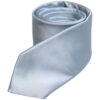 Dolce & Gabbana Light Blue Solid Silk Adjustable Necktie Tie - Image 3