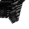 Dolce & Gabbana Black White Stripes Silk Adjustable Necktie Tie - Image 7