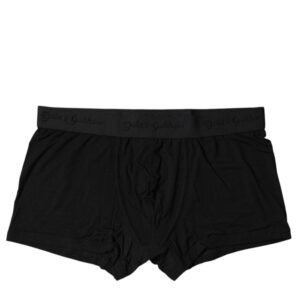 Dolce & Gabbana Black Modal Stretch Men Regular Boxer Underwear
