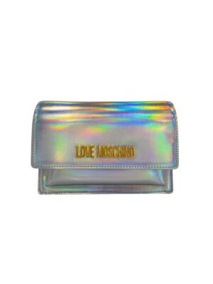 Love Moschino Silver Polyethylene Women Crossbody Bag