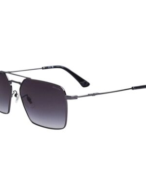 Police Gray Metal Sunglasses