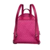 Michael Kors Rhea Medium PVC Backpack Bookbag Dragon Fruit - Image 4