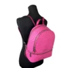 Michael Kors Rhea Medium PVC Backpack Bookbag Dragon Fruit - Image 3