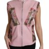 Dolce & Gabbana Stunning Pink Sleeveless Leather Vest - Image 4