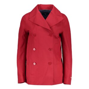 Gant Red Cotton Women Jacket