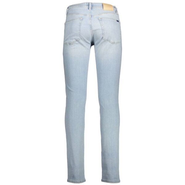 Gant Light Blue Cotton Men Jeans - Image 2