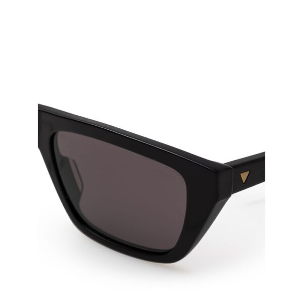 Bottega Veneta Black Acetate Sunglasses - Image 4