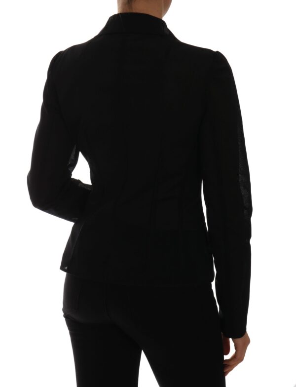 Dolce & Gabbana Semi-Transparent Darkgreen Nylon Blazer - Image 2
