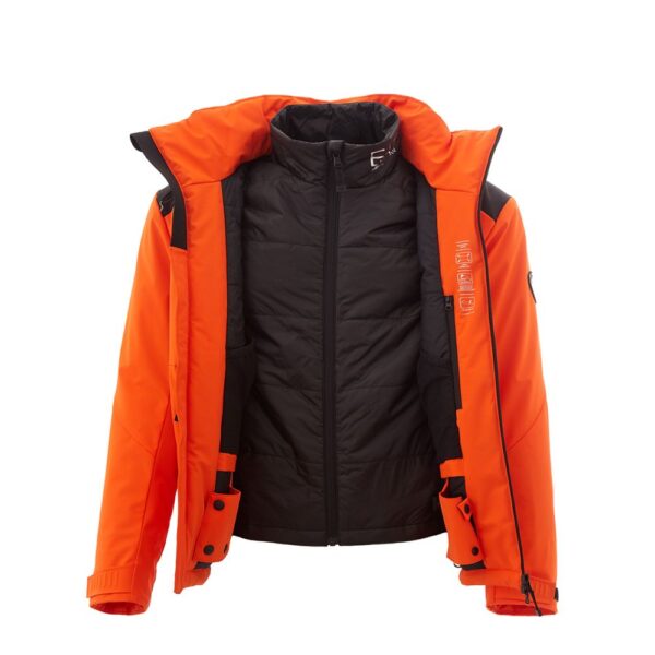 EA7 Emporio Armani Radiant Orange EA7 Lightweight Jacket - Image 2