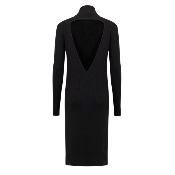 Bottega Veneta Black Wool Dress - Image 2