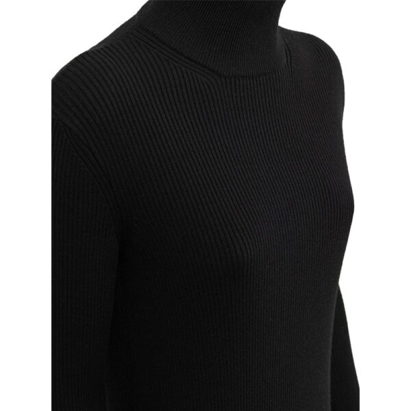 Bottega Veneta Black Wool Dress - Image 3