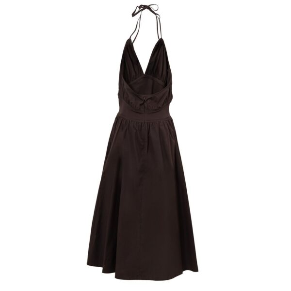 Bottega Veneta Brown Cotton Dress - Image 2