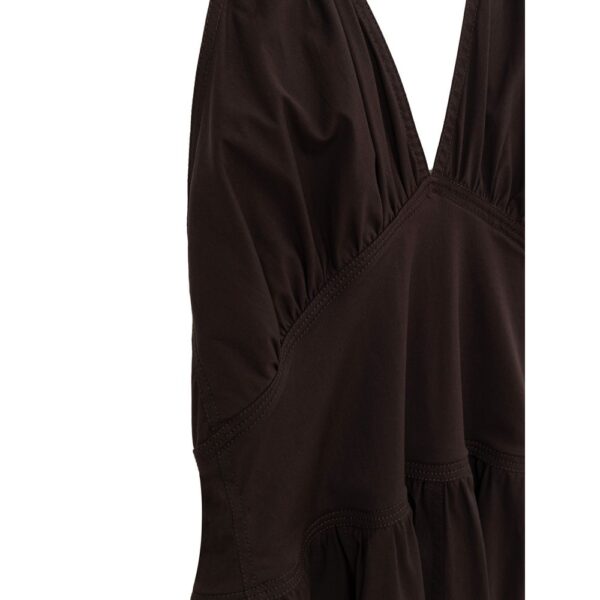 Bottega Veneta Brown Cotton Dress - Image 3