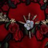 Dolce & Gabbana Ravishing Red Silk Embroidered Shorts - Image 6