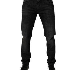 Dolce & Gabbana Black Cotton Stretch Skinny Jeans