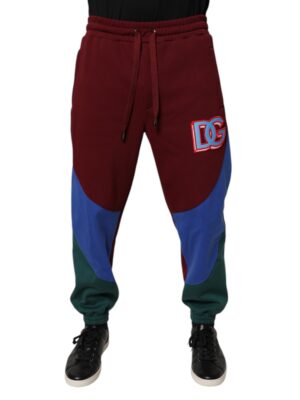 Dolce & Gabbana Multicolor Cotton Men Jogger Sweatpants Pants