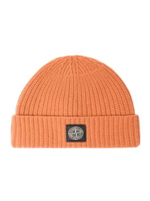 Stone Island Pink Wool Hats & Cap