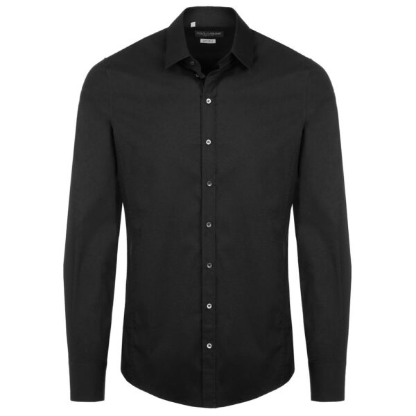 Dolce & Gabbana Black Cotton Shirt