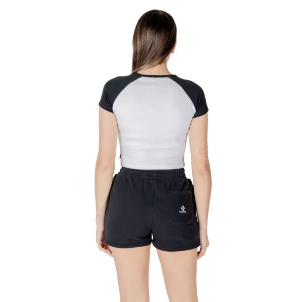 Converse Black And White Cotton Tops & T-Shirt - Image 2