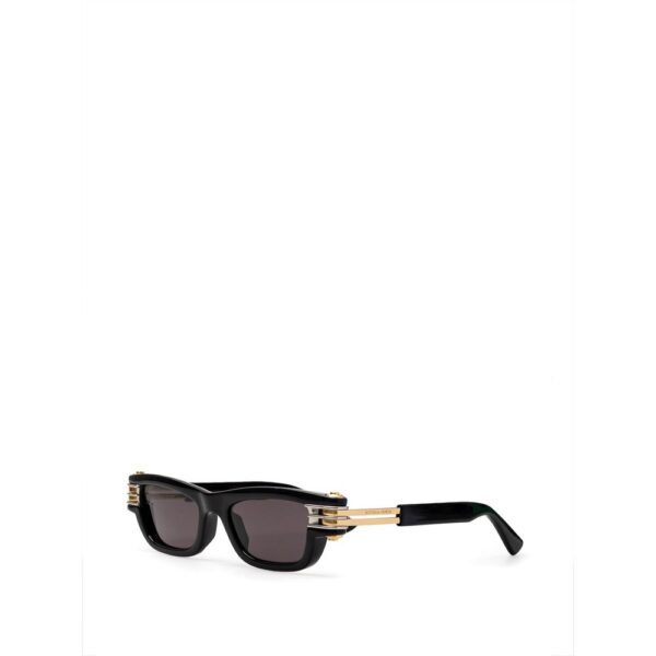 Bottega Veneta Black Acetate Sunglasses - Image 2