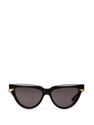 Bottega Veneta Black Acetate Sunglasses