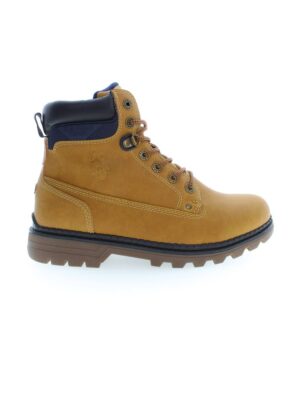 U.S. POLO ASSN. Beige Polyester Men Boot