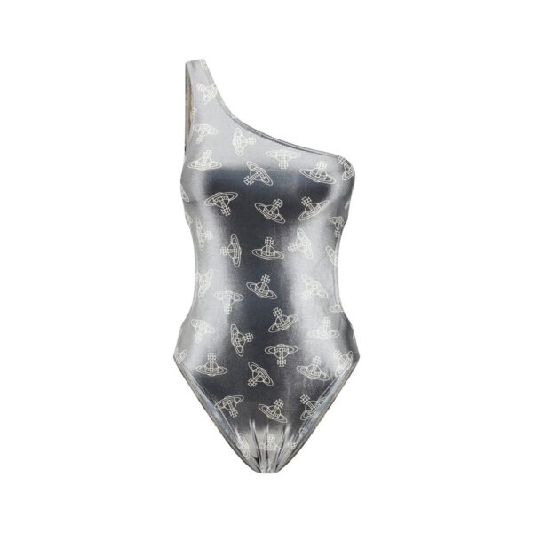 Vivienne Westwood Orb One-Shoulder Swimsuit