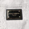 Dolce & Gabbana Light Gray Tattered Men Denim Bermuda Shorts - Image 6