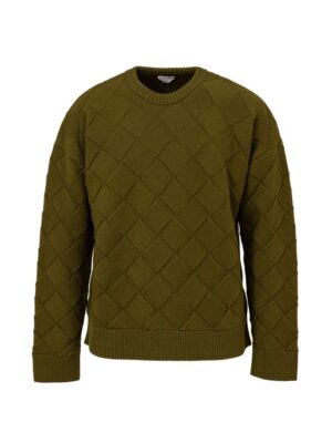 Bottega Veneta Green Wool Sweater